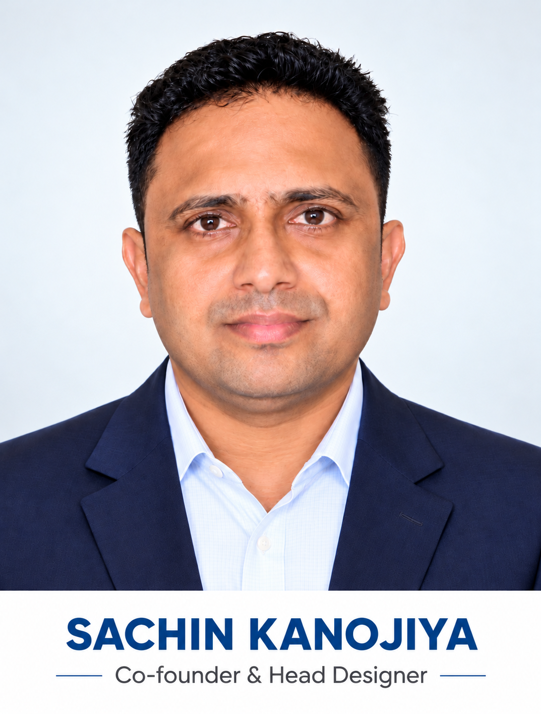 Sachin Kanojiya - Co-Founder & Head Designer, PowerPoint Enterprises.